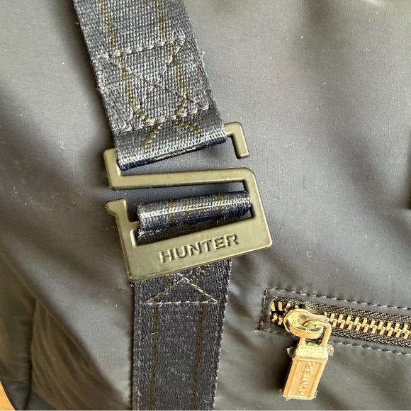 Hunter Navy Blue Nylon Weekender Tote Bag - Picture 4 of 9